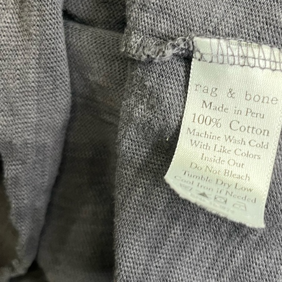 Rag & Bone t-shirt distressed XL X-Large - Picture 5 of 5